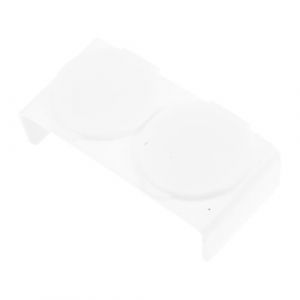 BESTYASH Double Godet &agrave; Ongles Plat Dappen 2 Compartiments avec Couvercle, 150 Ml, Plastique Transparent, pour Nail Art Manucure Professionnelle, Accessoires Ongles pour Trempage et Nettoyage Pinceaux (Feast of Yan, neuf)