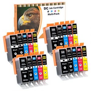 D&C 20x Cartouches d'encre compatibles pour Canon PGI-520 CLI-521 pour Canon Pixma IP3600 IP4600 IP4600X IP4700 MP540 MP550 MP560 MP620 MP630 MP640 MP640R MP980 MP990 MX860 MX870 (Lot de 20) (LOSMANN, neuf)