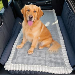 Housse de si&egrave;ge pour animaux de compagnie pour banquette arri&egrave;re, couverture de si&egrave;ge &agrave; carreaux pour camion et voiture, couvertures de si&egrave;ge de luxe pour chien, tapis de voyage antid&eacute;rapant pour (chaowuuk, neuf)