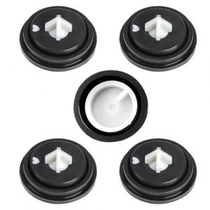 Lot de 5 Rondelles de Diaphragme de Soupape, Membranes pour Robinet Flotteur, Réparation Facile de la Chasse d'Eau,Valves à Flotteur, Matériau Caoutchouc de Qualité (5PCS) (Ownkim, neuf)