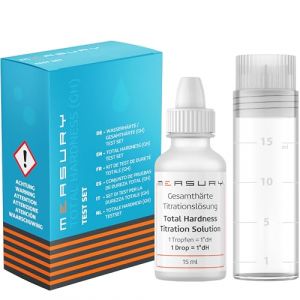 Measury Test duret&eacute; de l'eau, testeur duret&eacute; Eau, Test th fabricado en Alemania - 15 ML pour Un Maximum de 200 Tests (Measury, neuf)