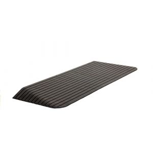 HomeCare Innovation | Rampe de seuil dacces en caoutchouc handicape de trottoir | Rampes de passe passage de seuil porte d acces pour fauteuil roulant - Noir (5 x 41 x 110 cm) (HomeCare Innovation BV, neuf)