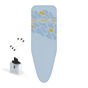 Housse de Planche à Repasser 6 Couches pour Fer a Vapeur - Taille XXL Universel Max 137x48 cm - Plus d'eau sous la Table - Repasse jusqu'à 50% Plus Vite - Made in Europa (VDM Home Products, neuf)
