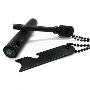 Rummershof Silex Allume Feu Magn&eacute;sium - Kit Pierre &agrave; Feu Survie - Fire Steel - Fire Starter (Naturhaus Hildegard, neuf)