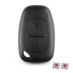 HooRLZ Coque Clé Opel Vivaro, Compatible pour Vauxhall Opel Vivaro Renault Traffic Movano Kangoo Nissan TéLéCommande, Boitier Clé Renault Traffic, Clef Vivaro, 2 Boutons (HooRLZ, neuf)