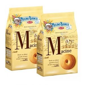 Mulino Bianco - Biscuits Macine 350 gr x 2 Sachets - Produit artisanal italien (Italiaen Gourmet UK Ltd, neuf)