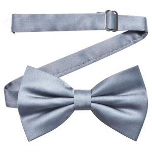 MAIANY NœUds Papillon Homme, Avec Gancio RéGlable, NœUd Papillon Classique Pré- Noué Pour Costume, IdéAl Pour Les Mariages Pour Hommes, NœUd Papillon Pour Dames (Gris) (MAIANY, neuf)