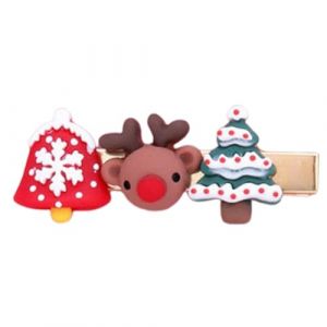 Pinces &agrave; cheveux de No&euml;l pour filles - Jolies pinces &agrave; cheveux de No&euml;l de No&euml;l, pinces &agrave; cheveux festifs, &eacute;pingles &agrave; cheveux, chaussettes pour chaussettes, No&euml;l (niexuy, neuf)