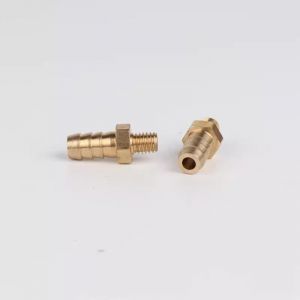 YUANYAO 5 pi&egrave;ces 2,5 mm 3 mm 4 mm 5 mm 6 mm 8 mm 10 mm raccord de Tuyau cannel&eacute; OD vers M3 M4 M5 M6 M8 Filetage m&acirc;le m&eacute;trique raccord de Tuyau en Laiton raccord de Mamelon(M8x1.25 to 8mm 5PCS) (鹏润照, neuf)