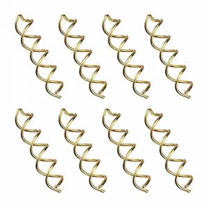 Clipt à cheveux en spirale en métal, 10pcs Spirale Bobby Hair Pin Spin Pin sans rayures Conseils ronds Round Clipt Clip Clip Clip Clip Twist Twis Tins Pins Hair pour les cheveux bricolage, Magic Twis (yichanglilinke, neuf)