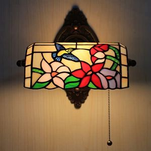 Uziqueif Lampe Murale Interieur, Tiffany Applique Murale, Applique Murale Salon, pour Chambre à Coucher, Cuisine, Restaurant, Café, Couloir Appliques Murales Lampe de Decoration,K (Uziqueif home decoration, neuf)