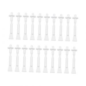 Mikinona 60 Pièces De Cire Outils Pour Le Visage Bandes D'épilation Pour Poils De Nez D'épilation Pp Cire De Nez Outil D'épilation De Nettoyage Plastique Pp Blanche (Dawn Cedar, neuf)