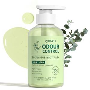 Gel Douche &agrave; L'Eucalyptus, Gel Douche &agrave; L'Arbre &agrave; th&eacute; Avec Huile De Menthe et Acide Salicylique, D&eacute;Odorant, R&eacute;Duit L'Acn&eacute;, Soulage les D&eacute;Mangeaisons, Antifongique, Hydrate, Exfolie, Sans Sulfate (HONG KONG AMTIFIT TECHNOLOGY CO., LIMITED, neuf)