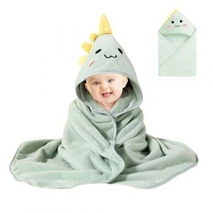 HIOQFR Cape de Bain Bebe Garcon Fille 80x80 Sortie de Bain Bebe Naissance Poncho de Bain Bebe Drap Cape de Bain Bébé à Capuche Serviette de Bain Bebe Serviette de Toilette Serviette Bebe Naissance (Wulirong, neuf)