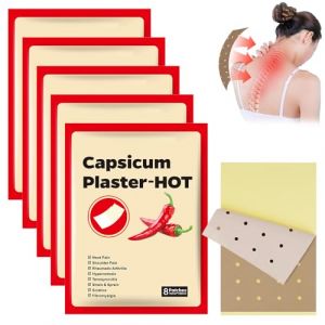 XPJBKC Patch Chauffant Dos, 40 Patchs Patch Anti Douleur aux Naturels &agrave; La Capsa&iuml;cine, 4 &agrave; 8 h, D&eacute;contractant Musculaire Efficace pour Dos, &Eacute;paules, Nuque (XKDEU, neuf)