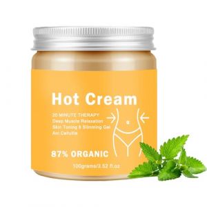 Crème Brûle-graisse – Lotion Minceur Chauffante | Crème Raffermissante Pour Peau Relâchée Ou Flasque, Soin Du Ventre, Taille, Bras & Cuisses, Accessoires De Massage Sportif (110g) (linianer, neuf)