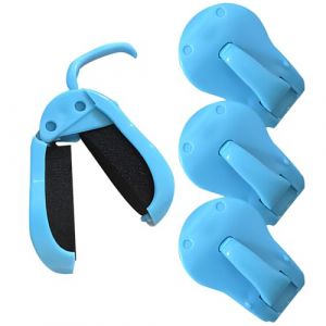 Porte-Canne &Agrave; P&ecirc;che - 4 Pi&egrave;ces Clip Organisateur en Polypropyl&egrave;ne pour Rive, Quai, &Eacute;tang | Support &Eacute;lastique Portable pour Transport S&ucirc;r, Sangle De Protection P&ecirc;che C&ocirc;ti&egrave;re & Surfcasting (ruanweifang, neuf)