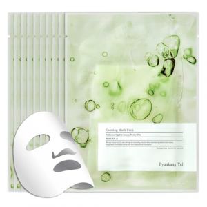 Pyunkang Yul Ceramide Calming Mask Pack 10 pièces, Masque visage coréen soins de la peau Masque de beauté avec panthénol, acide hyaluronique, arbre à thé, beurre de karité, squalane et cica K-Beauty (Pyunkang Yul EU, neuf)