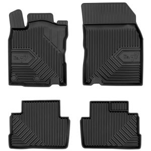 MOTOS Tapis de sol caoutchouc pour Nissan Qashqai II 2013-2021 Am&eacute;liorez Votre Confort de Voyage avec Le tapis noir antid&eacute;rapant Auto No.77- tapis voiture Tous Temps pour Voiture, Protection Contre le (MOTOS EU, neuf)