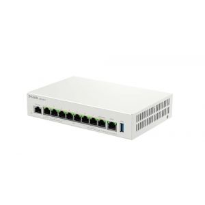 D-Link DBR-600-P Routeur PoE Professionnel &ndash; Routeur VPN Dual WAN 2,5G avec 8&times; Ports PoE+ (123W), R&eacute;partition de Charge Multi-WAN, S&eacute;curit&eacute; Pare-feu, Gestion AP &ndash; Id&eacute;al Bureaux & Caf&eacute;s (GOLDWAY FRANCE depuis 25ans, neuf)