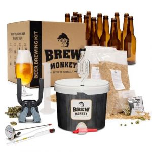 Brew Monkey® Kit de Brassage Bière Triple | Kit Luxe de 5L | 8,2% Alc. | Kit Fabrication Bière | Idée Cadeau Homme | Kit Bière | Coffret Cadeau Homme | Cadeau Noel Homme (Brew Monkey, neuf)