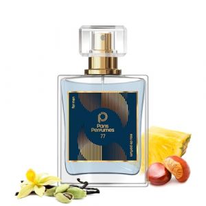Eau de Parfum Homme 21% 50 ml - Perfume Unique et Captivant - Parfums Parfait pour le quotidien de Tout Homme - Inspiré par le parfum Stronger With You - N° 77 (Paryskie Perfumy, neuf)