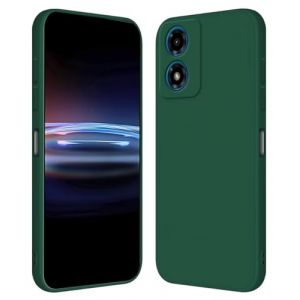 RankOne Coque pour Motorola Moto E14 / G04S / G04 / G24 / G24 Power (6.5" inches) &Eacute;tui en Silicone TPU Souple - Vert fonc&eacute; (Rankone, neuf)