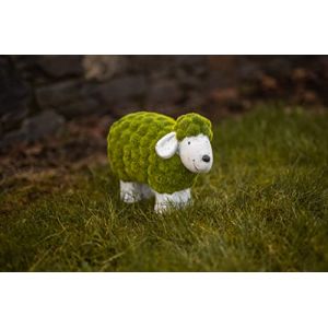 Garden Mile Statue de mouton floqué avec effet herbe, décorations de jardin d'animaux d'extérieur sur pied, statue de jardin et sculpture pour extérieur, intérieur, terrasse, pelouse, allée (Garden_Mile, neuf)