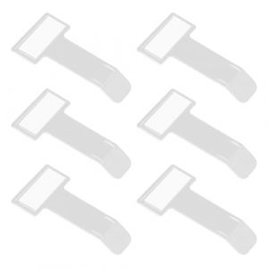 Kuugeo Support Carte Handicap&eacute; Pare Brise,Support Carte VTC,6 Pi&egrave;ces Porte Document Voiture, Support Carte Pare-Brise Porte-Carte Auto Clip de Carte Ind&eacute;pendant Support de Document Auto (Transparent) (AMAAL ABD LIMITED, neuf)