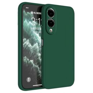 Topme Coque pour Samsung Galaxy S25 Edge (6.7" inches) Etui Housse, Protecteur de Peau en Silicone TPU - Vert fonc&eacute; (topme, neuf)