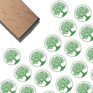 craspire Tampons en Caoutchouc Arbre de Vie en Bois Naturel 3/5 Pouce R&eacute;utilisables Imprim&eacute;s Vintage Carr&eacute;s D&eacute;coratifs Mini Tampons en Bois d'arbre Sceau de Scrapbooking pour Journal Agenda Lettre (CRASPIRE FR, neuf)