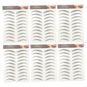 Beaupretty 12 Pièces Autocollants Sourcils Naturels Étanches Effet Poils Réaliste Maquillage Sourcils Temporary Brow (lorianca, neuf)