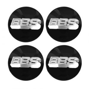 SANSHAOS 4 Pi&egrave;ces Autocollants Cache Moyeu pour BBS 56MM 60MM 65MM 70MM 80MM, Autocollant avec Embl&egrave;me Centre de Jante Capuchons Moyeu Roue Bouchon Voiture Accessoires,D-65MM (陈天顺, neuf)