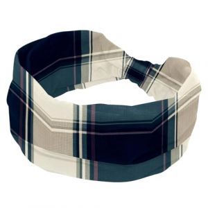 Bandeau large &agrave; motif &eacute;cossais pour femme, bandeau de sport antid&eacute;rapant, extensible, tendance pour yoga, entra&icirc;nement, quotidien (Galens, neuf)