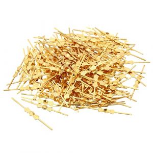 PATIKIL Lustre Connecteur Clip, 200 Paquet 45mm/1.8" Longueur Lustre N&oelig;ud papillon Broche Remplacement pour Fixation Cristaux Lampe Plafond Lumi&egrave;re Pi&egrave;ces, Dor&eacute; (PATIKIL UK, neuf)