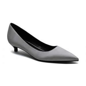 soulength Escarpin Petit Talon Femme 3Cm Satin Kitten-Heel Escarpin Femme Argent 40,133 (Guangzhoukunyishangmaoyouxiangongsi, neuf)