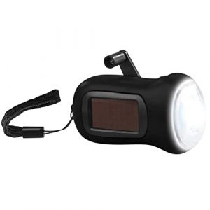 SanCiYu Mini Lampe de Poche &agrave; manivelle &agrave; LED, Lampe de Poche &agrave; &eacute;nergie Solaire Dynamo &agrave; manivelle d'urgence, Torche Rechargeable &agrave; LED (Kang Wang Zesheng, neuf)