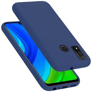cadorabo Coque Compatible avec Huawei P Smart 2020, Étui Housse en Silicone- Coque pour P Smart 2020- Protection Antichoc, Anti-Empreintes- TPU Housse de Protection - Mat Liquid Blue (cadorabo-shop, neuf)