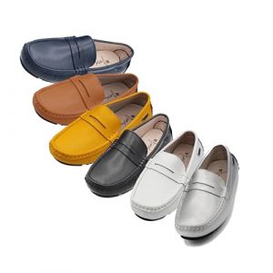 Zerimar Mocassins Femme Classique - Loafers Fille - Mocassins et Loafers Elegant - Loafers Casual Femme Cuir - Mocassin Fille - Loafers Casual - Couleur Bleu - Taille 36 (Zerimar Group 1942, neuf)