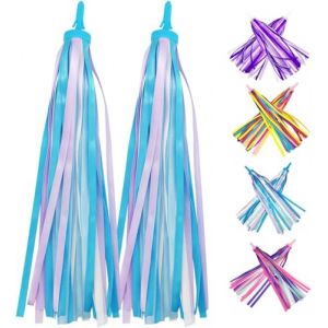 PLATT Enfant V&eacute;lo Rubans Multicolores Tassel Accessoires de D&eacute;coration Color&eacute;s pour des Trotinettes et V&eacute;lo Gar&ccedil;ons Filles (1paire) (PLATT FR, neuf)