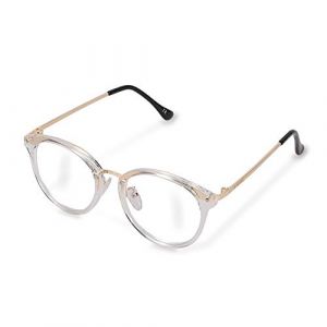 Navaris Lunettes Sans Correction - Lunettes Oculaire Sans Correction avec Monture et Verre Transparent - Femme et Homme (SX-Commerce, neuf)