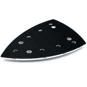 Patin de pon&ccedil;age, plaque abrasif, plateau de pon&ccedil;age avec velcro pour ponceuse Festool Delta DTS 400, DS 400, remplace SSH-STF-Delta100x150/7 493723 (Hobbypower24, neuf)