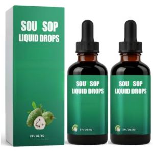 Gouttes naturelles de corossol, lissent le tractus intestinal et se sentent &agrave; l'aise ,2pcs (hqyydsnb, neuf)