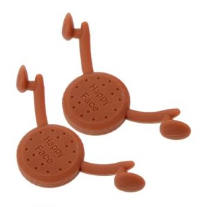LALADEFIEE Lot de 2 Appareils D'exercice de Sourire en Silicone Marron Entra&icirc;neur Buccal pour Tonification du Visage et Cr&eacute;ateurs de Fossettes Naturels Appareil D'am&eacute;lioration du Sourire (Yowanr, neuf)