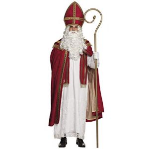 Boland 56840 Costume de Saint-Nicolas, taille L/XL, robe, cape et bonnet, Père Noël, costume, carnaval, fête à thème (Ponera, neuf)