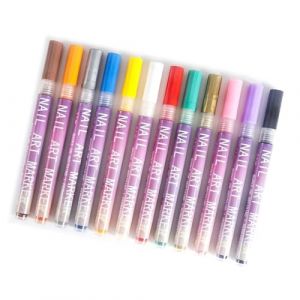 Crayon de peinture pour ongles - Marqueur acrylique pour lignes nettes - R&eacute;sultats rapides pour un style cr&eacute;atif - Utilisez des crayons acryliques (YUNNIYUEYANG Electronics, neuf)