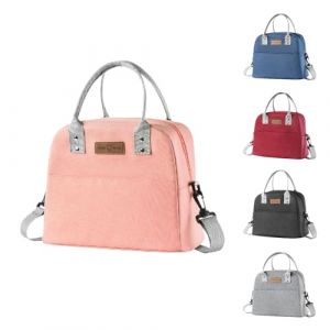 BRYN Sac Isotherme Repas, 7.9L Glaciere Souple Isotherme Épaissir, Sac Lunch Box, Lunch Bag Isotherme pour Femmes, Hommes, Enfants, École e Bureau (Rose) (Bryn Home, neuf)