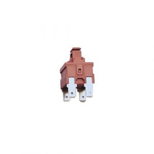7.5A 250VAC 15A 125VAC 2Pin 4Pin interrupteur d'alimentation bouton poussoir interrupteur KAN-L5 aspirateur chauffe-eau déchiqueteuse de papier interrupteur autobloquant (4 broches) (Btkige, neuf)