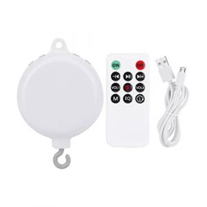 Bo&icirc;te &agrave; musique Mobile pour berceau de b&eacute;b&eacute;, lit de berceau suspendu, cloche musicale rotative, jouet sans batterie, accessoires lit pour b&eacute;b&eacute; (xtglqyjydl, neuf)