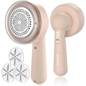 Rasoir &eacute;lectrique Anti-Peluches avec 3 Lames de 8 W - Puissant Rasoir Anti-Peluches - Affichage num&eacute;rique - avec 3 Vitesses - pour Tissu, Meubles, v&ecirc;tements (Mr. T&J, neuf)